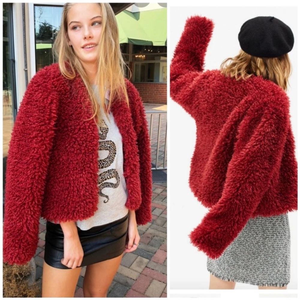 New Somedays Lovin Unspoken Fur Jacket